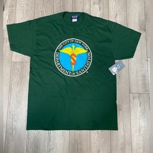 DSNY t shirt inspired by heron Preston size large